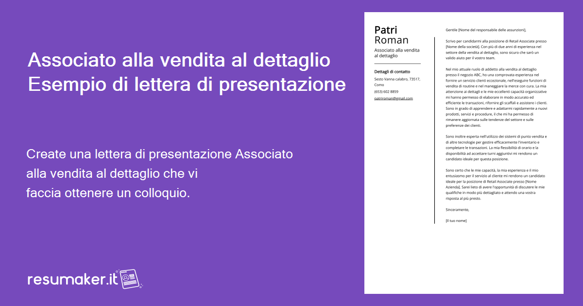 Esempi Di Lettere Di Presentazione Modello E Suggerimenti