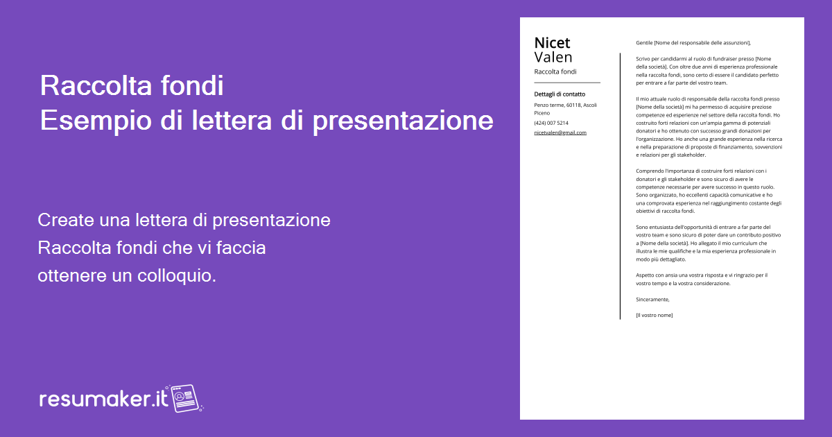 salva il modello della raccolta fondi con la data